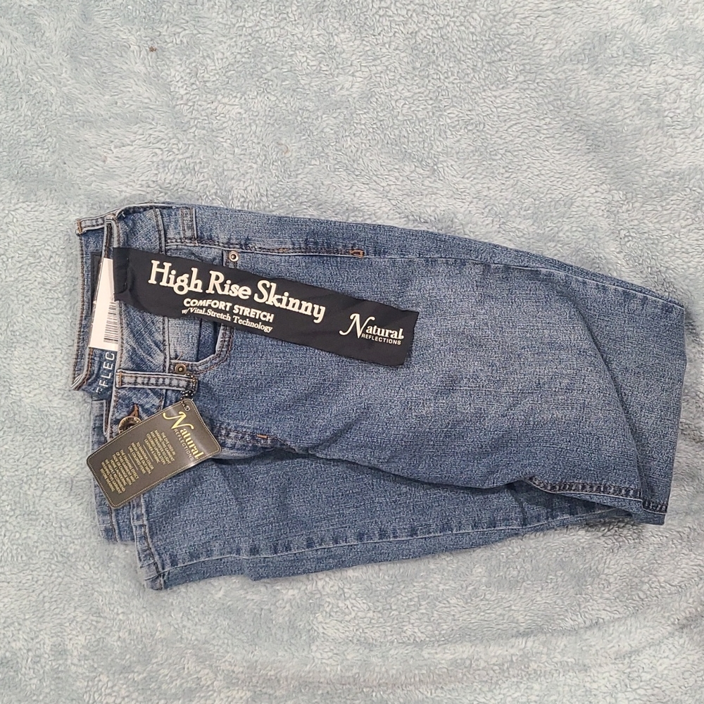 High Rise Skinny Jeans, Size 4